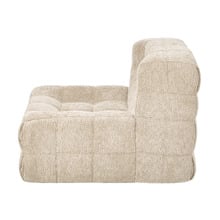 Zephyr Chenille Compressed Armless Lounge Chair